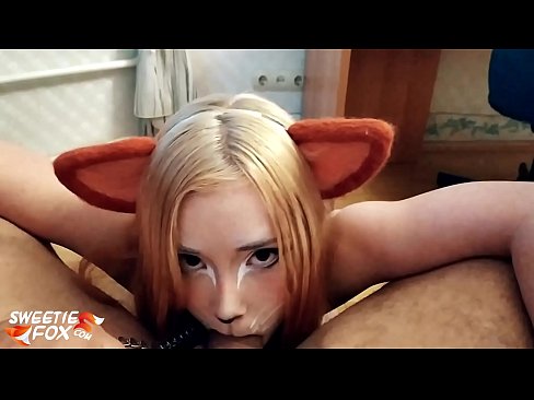 ❤️ Kitsune залгих дик, булэг нь түүний аманд ❤❌ Гэрийн порно манайд